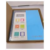 Mowee 5-Subject Spiral Notebook with Dividers