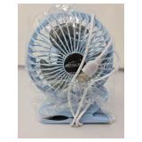 Beskar E300 USB Desk Fan - Blue