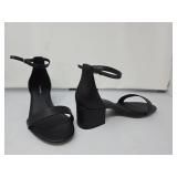 Amazon Essentials Nola Black Block Heel Sandals