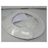 K-4639-RL-0 Round Toilet Seat Replacement for KOHLER 4639-RL-0 Round-Front Toilet Seat, Quiet-Close Lid and Seat, Countoured Seat, Bumpers and Installation Hardware, White