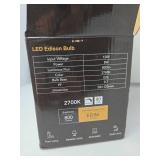 LED Edison Bulb 12-Pack Dimmable 2700K