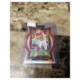2024 Panini Select Football Travis Kelce Kansas City Chiefs Silver Prizm Die Cut Card