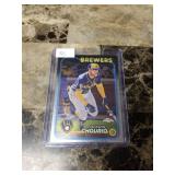 2024 Topps Chrome Jackson Chourio Milwaukee Brewers Rookie Baseball Card