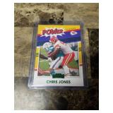 2021 Paniji Contenders Football Chris Jones Kansas City Chiefs Card