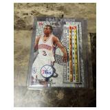 1997 Fleer Metal Allen Iverson Philadelphia 76ers Rookie Basketball Card