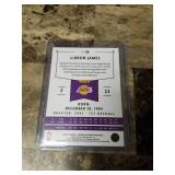 2021 Panini Chronicles Basketball LeBron James Los Angeles Lakers Card