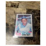 1982 Topps All Star George Brett Kansas City Royals Baseball Card