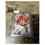 1993 Topps Bowman Foil Joe Montana Kansas City Chiefs Football Card