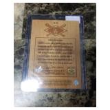 2001 Upper Deck SP Game Bat Gary Sheffield Los Angeles Dodgers Baseball Card