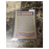 1972 Topps John Quincy Adams Trading Card