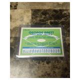 1989 Topps Hills Team MVPs George Brett Kansas City Royals Baseball Card