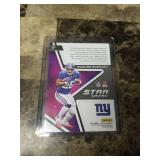2019 Panini Playoff Football Star Gazing Saquon Barkley New York Giants Card