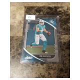 2020 Panini Absolute Football Tua Tagavailoa Miami Dolphins Rookie Card