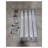 Under Cabinet Lighting Wireless,16 inch LED Motion Sensor Light Indoor, USB Rechargeable Closet Lights with Remote Control, 3 Color Temps Under Counter Lights for Kitchen, Wardrobe, Stairs, 4 Pack