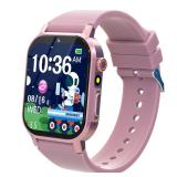 Kids Smart Watches Girls Gift Age 3-12, Kids Watch with 32 Games HD Touchscreen Camera Video Music Audiobook Pedometer Flashlight 12/24 hr Educational Toys Birthday Gift for Girls Ages 6 7 8 9 10
