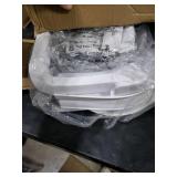 AVIDOR Baby Bathtub,Collapsible Bathtub for Newborn to Toddler,Durable Essential Infant Bath Tub,Portable Travel Baby Tub with Soft Cushion,No-Slip Hanging and Detachable(Grey)