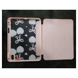 Mektron Case for 2025 iPad 11 inch (A16 Chip) 11th Gen Fit iPad 10th Gen10.9 inch 2022, Buit in Pencil Holder with Shockproof Cover Clear Shell + Trifold Stand + Auto Wake/Sleep, Cherries Bows C353