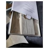 ZICOTO Decorative Photo Storage Box - Sturdy Linen Photo Organizer with Dividers is Perfect to Store Up to 1700 Pictures and 4x6 Photos - Portable Scrapbook Storage Containers with Lid