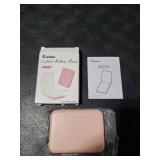 Kintion Pocket Mirror, 1X/3X Magnification LED Compact Travel Makeup Mirror with Light for Purse, 2-Sided, Portable, Folding, Handheld, Small Lighted Mirror for Gift, Pink