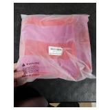 MONDAY MOOSE Decorative Throw Pillow Covers Cushion Cases, Set of 2 Soft Velvet Striped Piping Edge Designs, Pillow Inserts Not Included (22x22 inch, Hot Pink/Red)