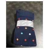 Polka Dot Cotton Crew Socks