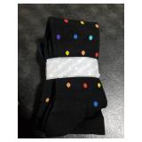 Polka Dot Cotton Crew Socks