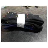 Polka Dot Cotton Crew Socks