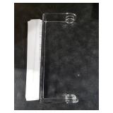 ZUNTO Acrylic Paper Towel Holder - Adhesive Paper Towel Roll Holder Under Cabinet, Clear Plastic Wall Mounted Paper Towel Rack for Kitchen, Frees up Counter Space