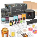 WITOROR Candle Making Kit, Scented Candles Making Kit Supplies with Digital Soy Wax Melt Warmer Candle Making Complete Kit for Adults Beginners DIY Starters