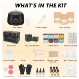 WITOROR Candle Making Kit, Scented Candles Making Kit Supplies with Digital Soy Wax Melt Warmer Candle Making Complete Kit for Adults Beginners DIY Starters