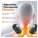 WALFITE 3-in-1 Rechargeable Neck Massager Pillow with Heating & Traction - Deep Tissue Pain Relief, Shoulder & Necks Hump Corrector for Women, Gift for Family