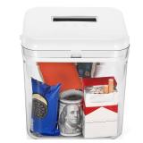 Timed Lock Box, Phone Lock Box with Timer, Rechargeable Time Locking Container, 6.5