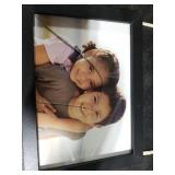 Icona Bay - 5x7 Wall Hanging Picture Frames Collage with 4 Openings - Basic Black - Casual Style Engineered Wood Frames - Wall Mount Only - Bliss Collection1 FRAME HAS BROKEN BROKEN GLASS