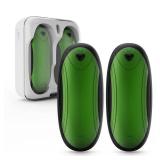 Hand Warmers 2 Pack with 10000mAh Charging Box,Portable Pocket Heater,24Hrs Long Safe Heat,Outdoor, Travel, Golf, Hunting, Camping,Gifts for Men Women(Green)