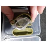 Woyinger for Airpods 4th Case Cover,Come with Cleaner Kit,Soft Skin Silicone Case Cover with Keychain,Full Protective Case for Men and Women,Compatible with AirPods 4th Generation Case,Army Green