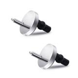 Quick Release Top Hinge Fixings 2pcs Toilet Seat Hinge Fixings Universal Toilet Seat Top Fixing Part Toilet Top Fix Nuts Replacement with 50mm Base