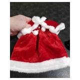 Santa Dress Wine Bottle Cover: 2pcs Red Christmas Wine Bottle Decor for New Year Christmas Holiday Party Dining Table Decorations