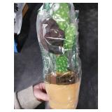 Bighaki808 Dancing Cactus, Talking Cactus Toy, Repeats What You Say Electronic Dancing Toy with Lighting Recording Mimicking CactusToy, Electronic Plush Singing Baby Toy for Kids (Cowboy)