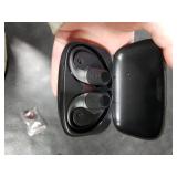 RIZIZI Wireless Earbuds Bluetooth Headphones Wireless Charging Case LED Display 96H Playtime Built in Mic Over Ear Buds Waterproof Earphones with Earhooks Deep Bass for Sport Running Workout Game PC