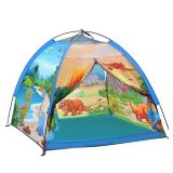 Mnagant Kids Play Tents,the World of Dinosaurs Tents for Kids Indoor/Outdoor fun, Dinosaurs Dome Playhouse for Boys & Girls,Durable and Breathable Premium Material, Perfect Kids Gift- 47 x 47 x 43