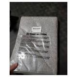 COSY HOMEER Edging Stair Treads Non-Slip Corner Indoor Stair Runners for Wooden Steps,Landing Slip Resistant Stair Rugs Mat for Kids and Dogs,100% Polyester TPE Backing,Grey,30x30 inch