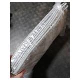 COSY HOMEER Edging Stair Treads Non-Slip Carpet Mat 28inX9in Indoor Stair Runners for Wooden Steps, Edging Stair Rugs for Kids and Dogs, 100% Polyester TPE Backing (4pc, Grey)