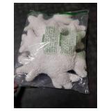 Huwena 2 Pcs Winter Snowflake Pillows Decorative Winter Snowflake Throw Pillows White Pillow Plush Cute Pillow for Couch Sofa Bed Decoration (11.81 Inch)