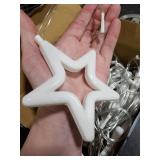 Honoson Christmas Curtain Lights 11.2 ft 138 LED Connectable Waterproof Christmas Window Lights with 8 Modes Remote Timer Plug in for Xmas Bedroom Wall Indoor Outdoor Decor(Cute Style,Warm White)