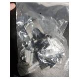 VOLPONE Corner Shower Caddy with Razor Holder Adhesive Shower Shelf Corner No Drilling (adhesive mounting, no suction cup) Bathroom Shower Organizer Storage Rack (2-Pack, Black)