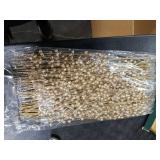 5th LILY 24 PCS Artificial Glitter Holly Berry Stem Ornaments Berry Picks Branches Glittery Bead Sticks for Christmas Tree Decorations Wreath Vase and Home Decor,Champagne