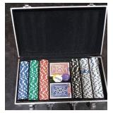 Poker Chip Set with Cards