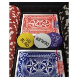 Poker Chip Set with Cards