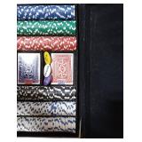 Poker Chip Set with Cards