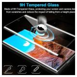 Arshek 2 Pack Screen Protector for Samsung Galaxy S21 Ultra 5G, 9H Tempered Glass, Fingerprint Unlock, 3D Curved, HD Clear, Anti-Spy Film for Galaxy S21 Ultra Glass Screen Protector